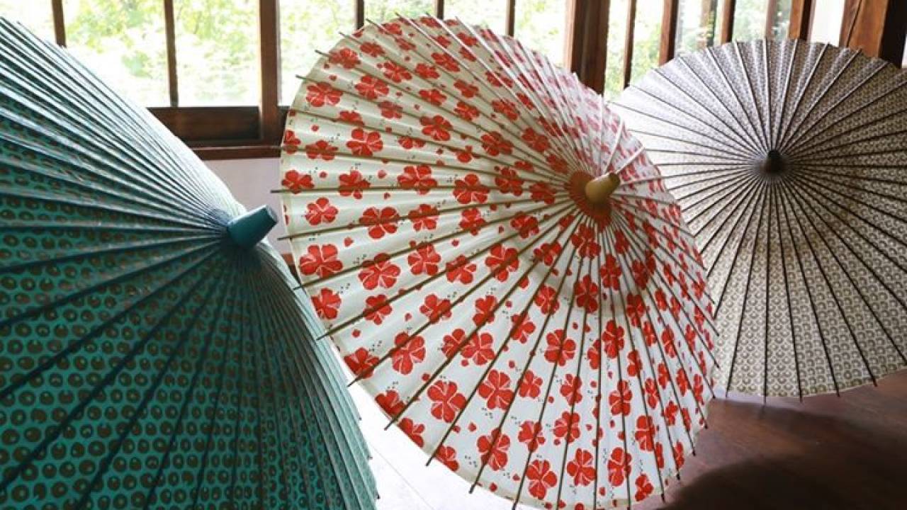 岐阜と沖縄、2つの地域の伝統が重なって生まれたコラボ和傘がステキです！