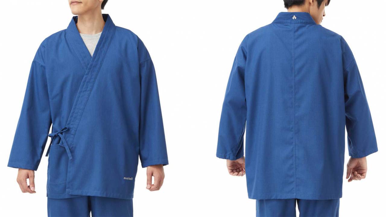 日本古来の作務衣をアウトドアブランド「mont-bell」が独自開発素材を使い新発売！