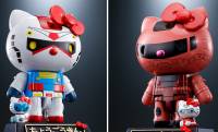 シャアザクもあるぞ！ハローキティとガンダムが合体「超合金 ガンダム★ハローキティ」爆誕