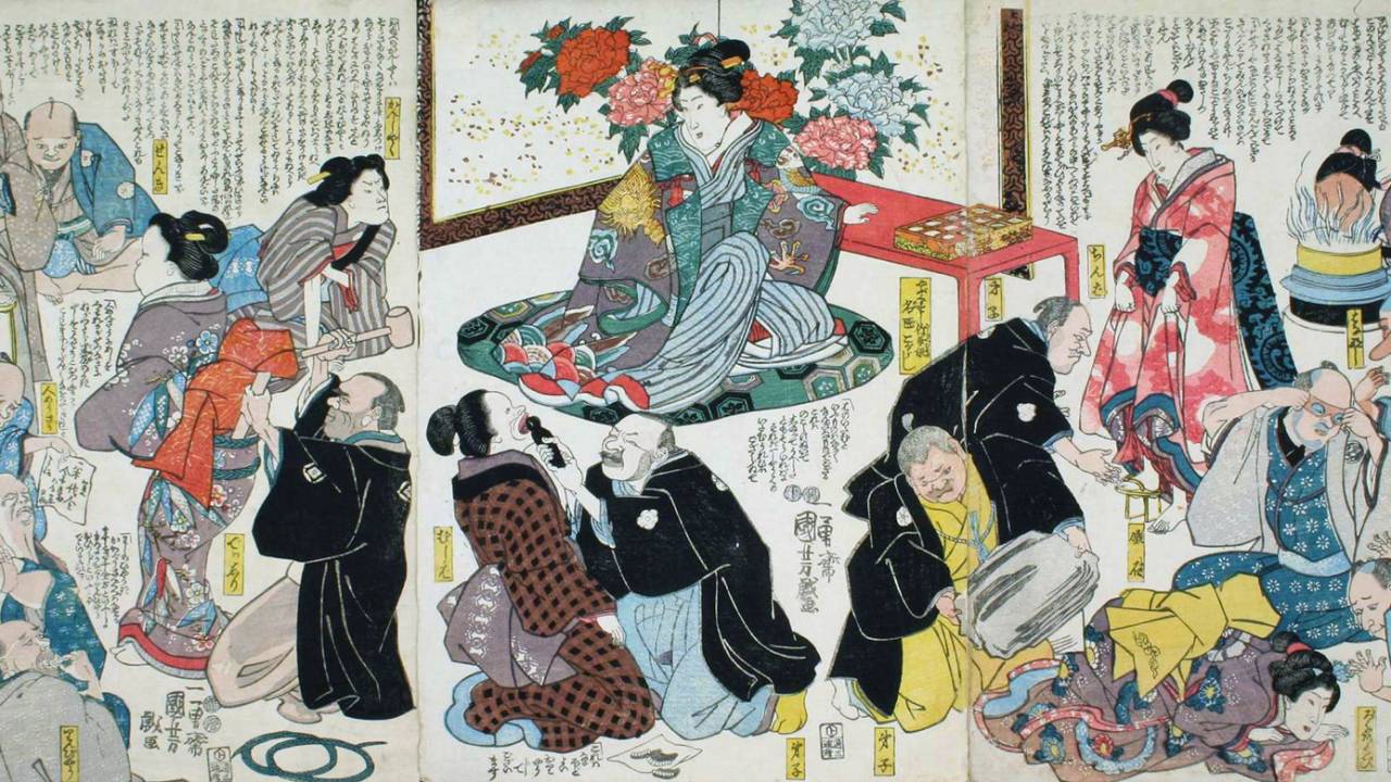 江戸時代、インフルエンザの流行に対して「久松留守」と貼り紙をする予防法があった！？