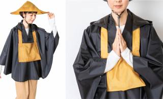 やっべ！オモロ可愛い（笑）雨の日、気軽に僧侶スタイル「僧衣レインポンチョ」が発売