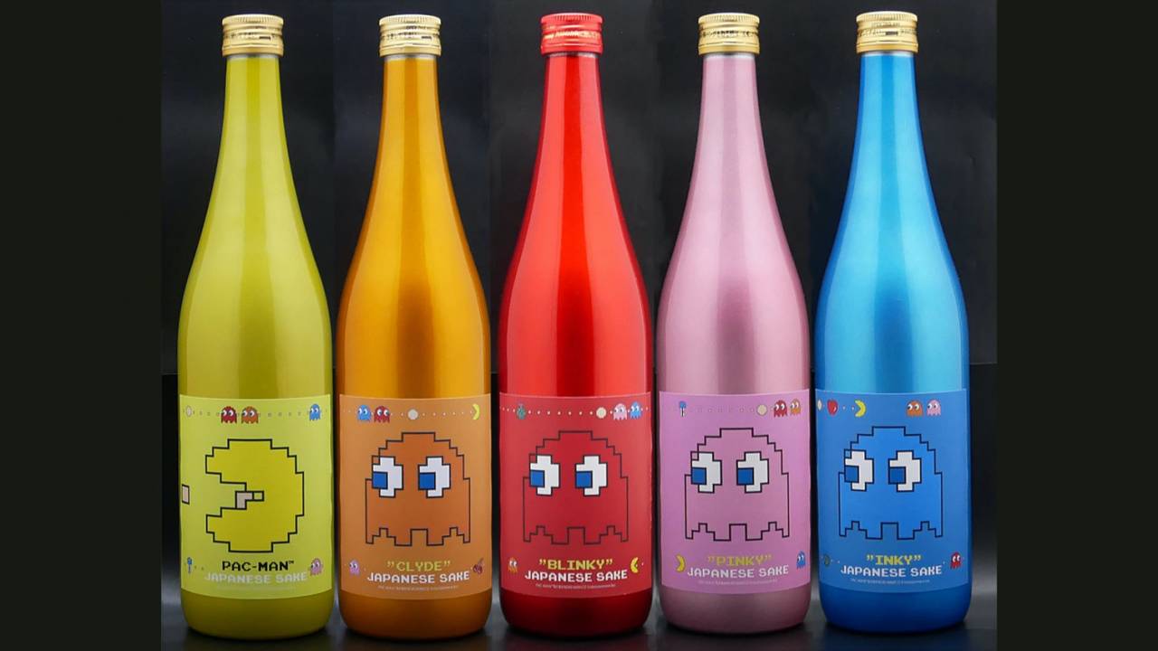 ボトル可愛いわぁ♡伝説のゲーム「パックマン」の生誕40周年を記念した日本酒が発売！