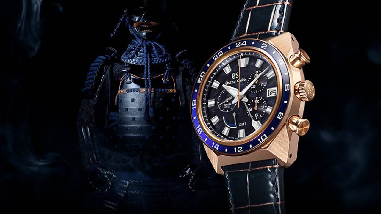 グランドセイコーが獅子甲冑をモチーフに勝色を採用した腕時計を新発売！
