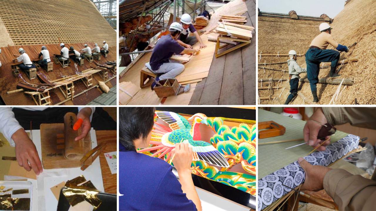 左官、茅葺、畳など…日本の木造建造物を受け継ぐための伝統技術17件がユネスコ無形文化遺産に登録勧告！