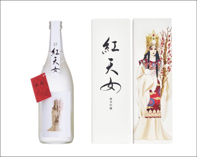 漫画 ガラスの仮面 の作中劇 紅天女 が描かれた日本酒が発売 エンターテイメント グルメ Japaaan