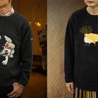 【GBL】もののけ姫 ニットセーター 山犬　XL ジブリ　映画　宮崎駿 GBL】もののけ姫 ニットセーター 山犬 XL ジブリ 映画 宮崎駿 【公式通販】