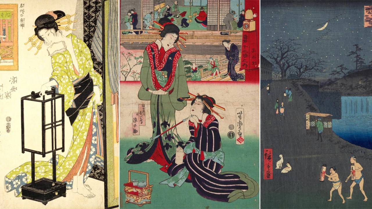 日本橋、遊郭、長屋…浮世絵で見る、江戸時代を生きる人々のタイム