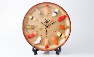 職人技でリアル再現された食品サンプルを文字盤に使用した「寿司時計プレミアム」が登場