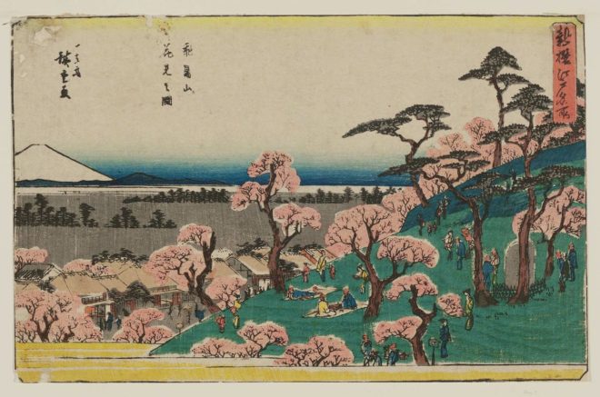 浮世絵で見る まもなく桜が開花 江戸時代から今も変わらないお花見スポットはどうやってできた アート 日本画 浮世絵 観光 地域 Japaaan
