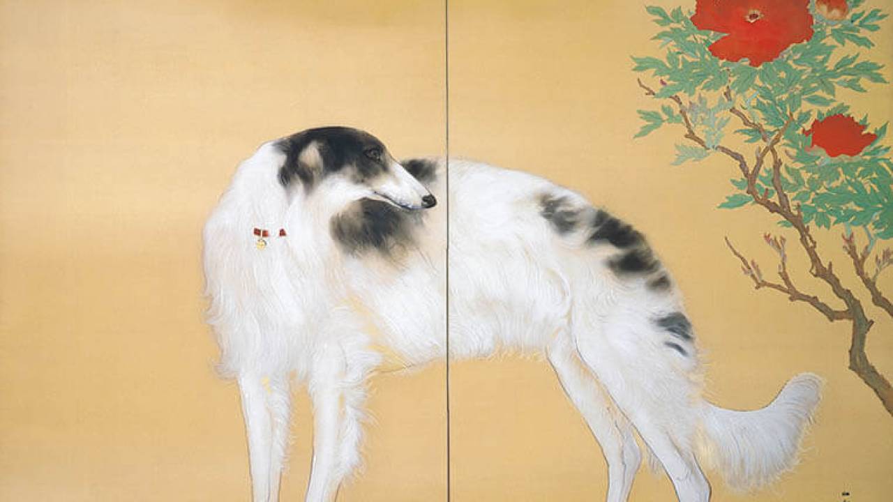 犬、猿、イタチ…近代の日本画家・橋本関雪の描く動物たちがふわふわでかわいすぎる！