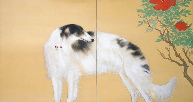 橋本関雪の動物画がかわいい 日本画 アート 日本画 浮世絵 Japaaan