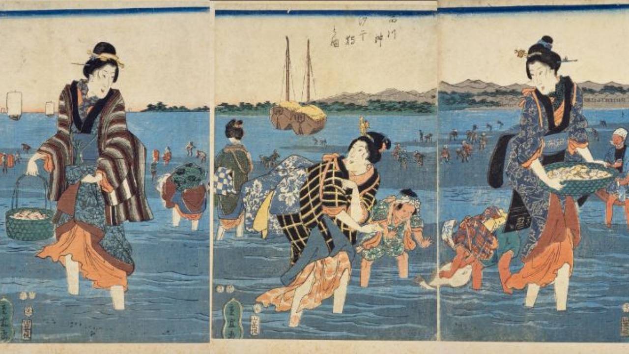 【浮世絵で見る】江戸っ子たちの春の人気レジャー潮干狩りは一日がかりの大イベント！