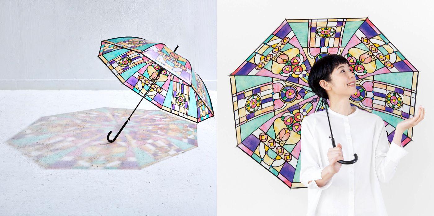 大正時代のレトロな雰囲気を色鮮やかに表現した 大正ロマンなステンドグラスの傘 が発売 ファッション Japaaan