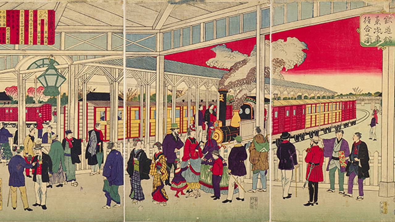 渋沢栄一記念財団が、日本近代化の様子がわかる「実業史錦絵」をオンラインで多数公開中