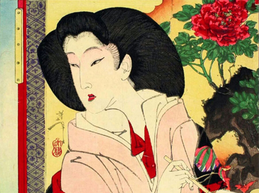 なんと美しい！新聞の付録として絵師・月岡芳年が描いた徳川慶喜の …