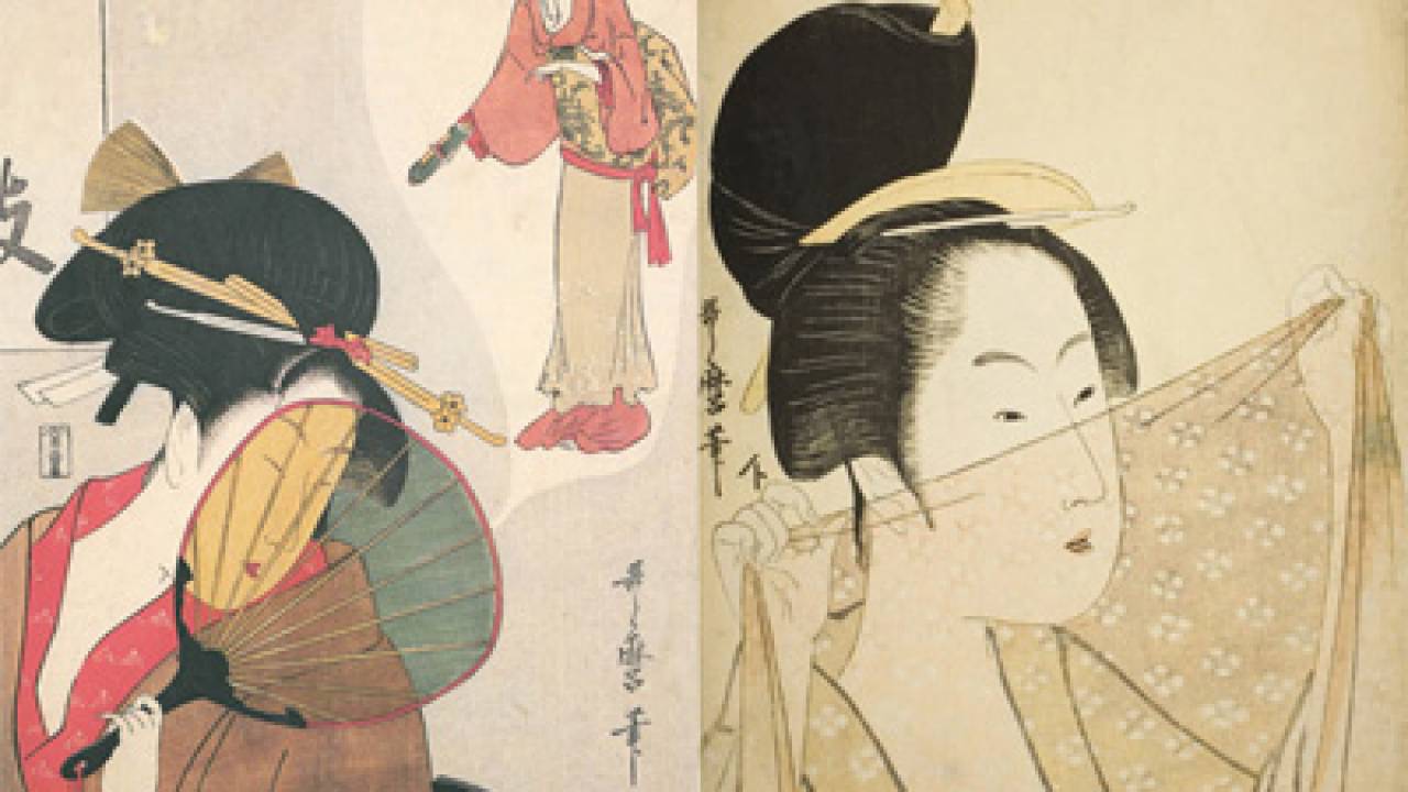 透ける小物を描くことで浮世絵師・喜多川歌麿が高めた浮世絵の表現力と芸術的価値