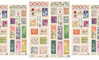 美しすぎて使えない♡大正ロマン・竹久夢二の作品「花図案」がステキな切手になりました！