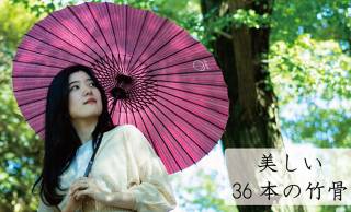 和傘の伝統的な機能や美しさを更に進化させた晴雨兼用傘「ryoten」が美しい！