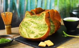 茶トラの猫ちゃんを表現♡ねこねこ食パンが祇園辻利とコラボした「ねこねこ食パン まっ茶トラ」を発売