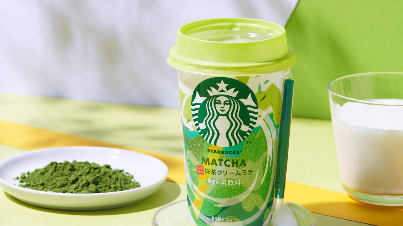 期間限定！スターバックスのチルドカップから香り高い宇治抹茶を使った「抹茶クリームラテ」登場