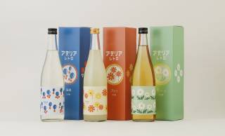 昭和レトロな「アデリアレトロ」の可愛いデザインを使ったオリジナルラベル酒が発売！日本酒、果実酒、梅酒の3種