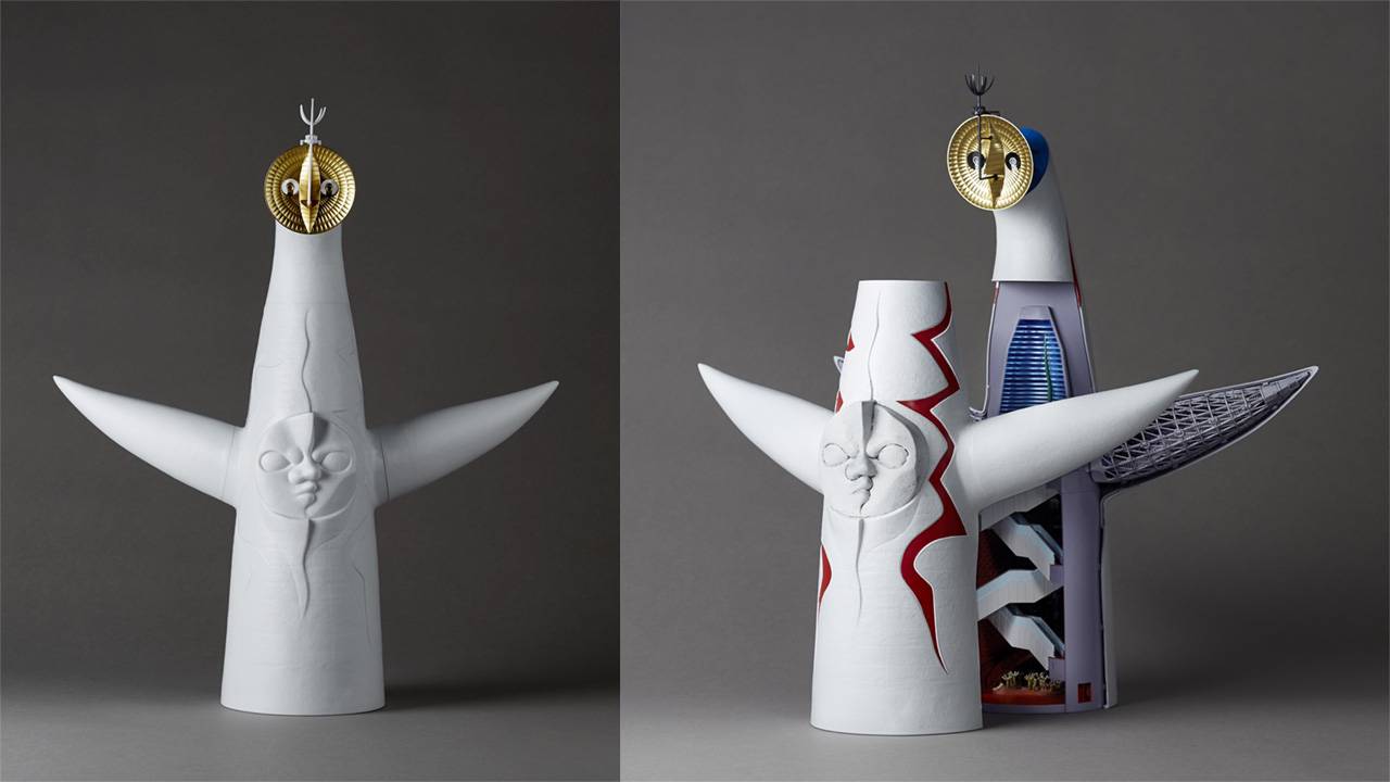 岡本太郎の傑作『太陽の塔』を内部構造まで再現したプラモデルARTPLA　1/200スケール 太陽の塔」発売