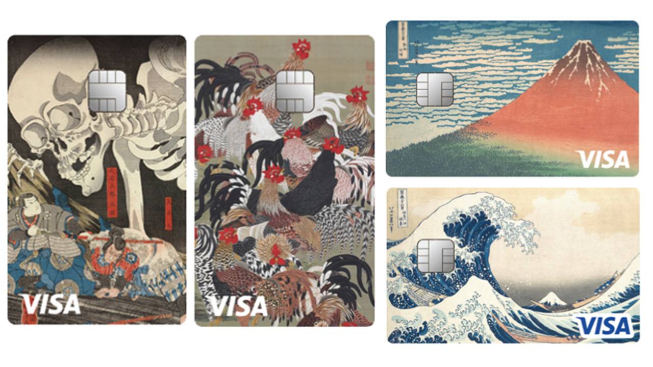 北斎、国芳、若冲の日本画をクレカのデザインにできる「ナッジカード 絵画コレクション」の提供がスタート！