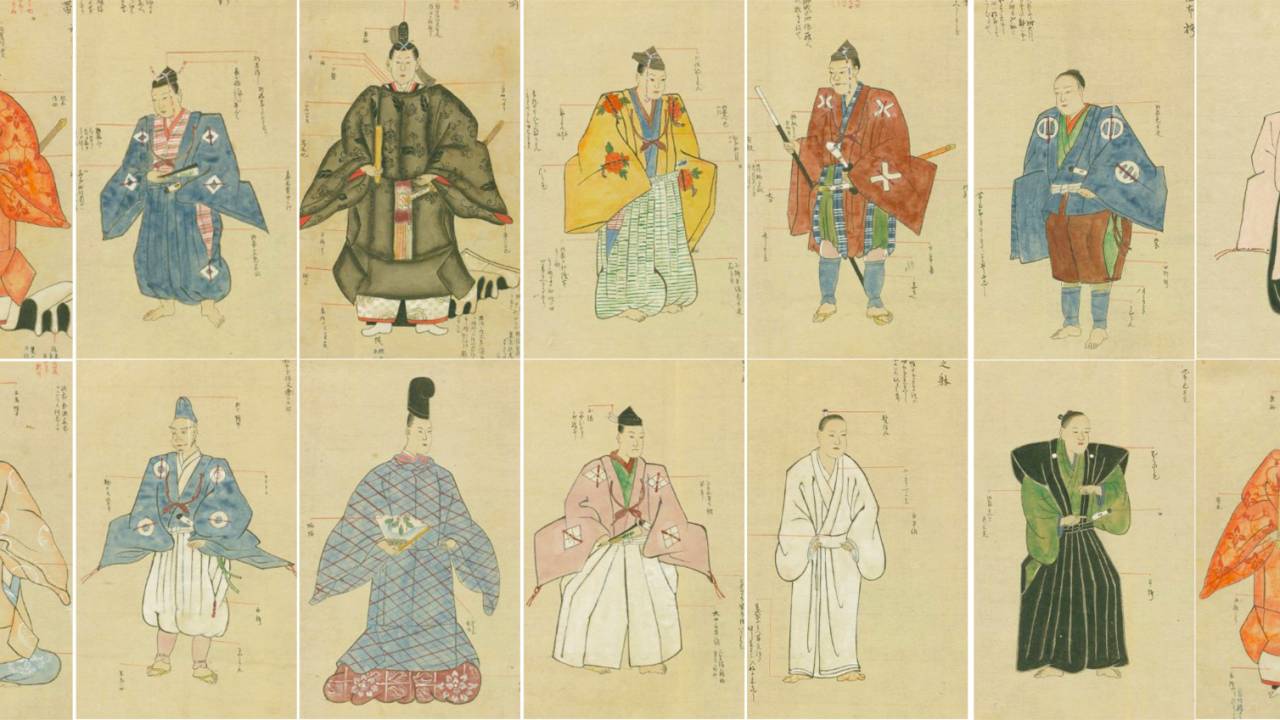 無料ダウンロード＆商用利用可！江戸時代の武家装束をわかりやすく図説「武家装束着用之図」が素晴らしい！