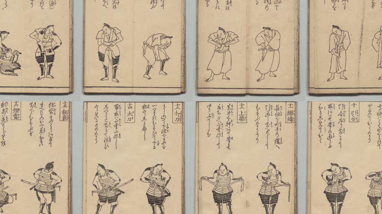 これオモシロすぎる（笑）江戸時代、平和ボケし鎧も着れなくなった武士の為に書かれた「はじめての甲冑」的な指南書