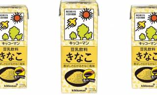 きなこの香ばしさと黒蜜の甘みが楽しめる「キッコーマン 豆乳飲料 きなこ」が新フレーバーとして登場