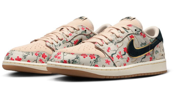 アッパーには桜と鶴！NIKE エア・ジョーダンからブラックサムライ・八村塁とのコラボスニーカー登場