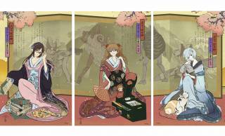 エヴァンゲリオン浮世絵の発売が決定！エヴァのヒロインが喜多川歌麿の浮世絵美人画に