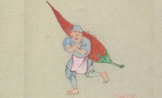 江戸商人はコスプレで勝負！巨大トウガラシを抱え売り歩いた「トウガラシ売り」のビジネスセンスよ