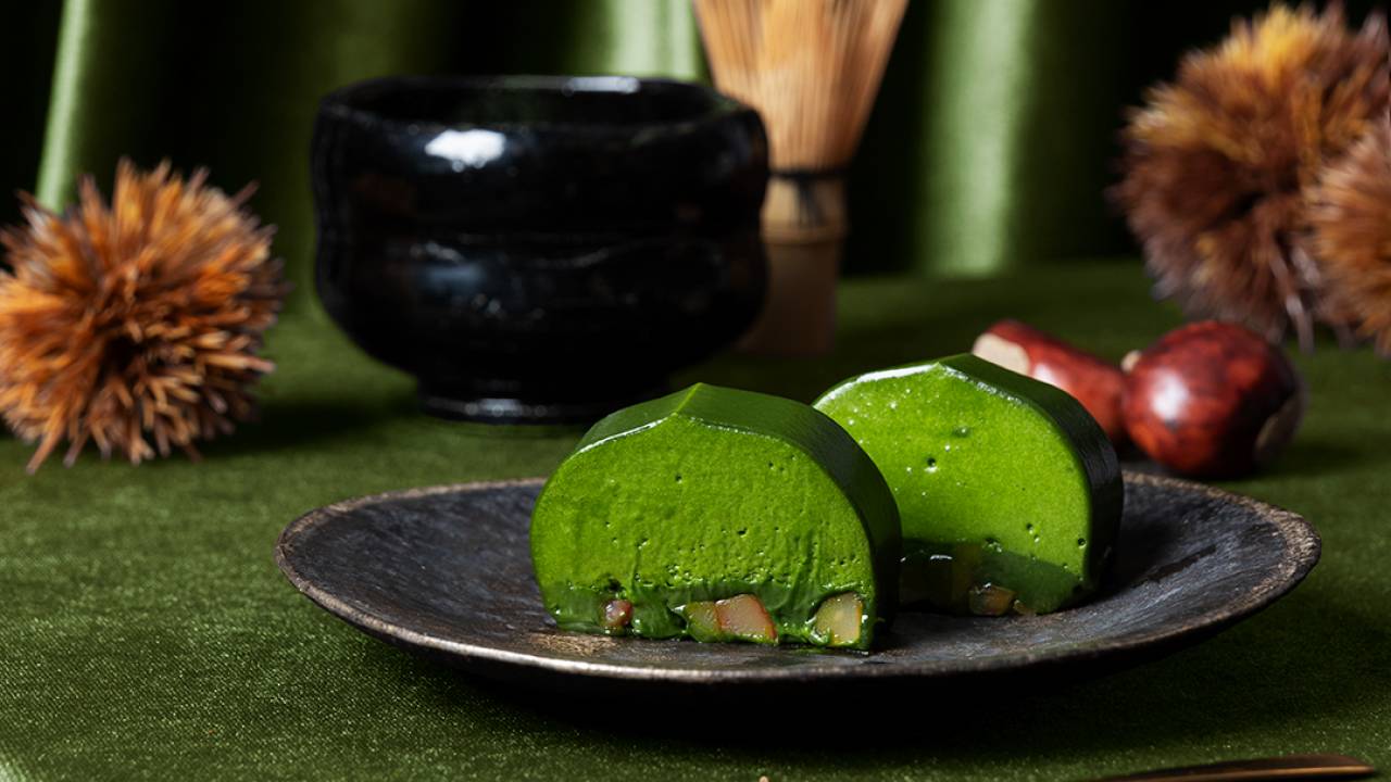 祇園辻利から旬の栗と3種の抹茶の美味しさが凝縮したスイーツ「濃厚抹茶と栗のショコラプレミアム」が発売
