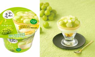 【季節限定】マスカット大福のような味わいが楽しめる新フレーバー『やわもちアイス パフェ マスカット』が発売