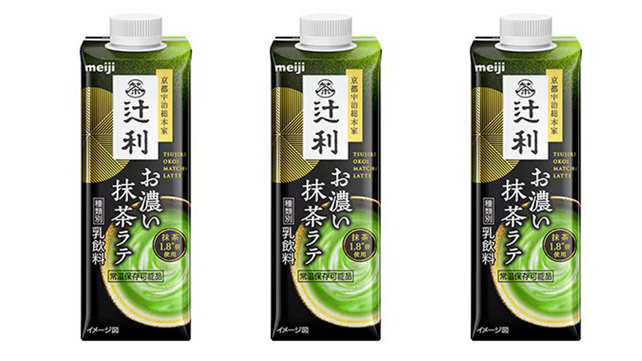 濃厚で本格的な抹茶を贅沢に使用した「辻󠄀利お濃い抹茶ラテ」が新発売
