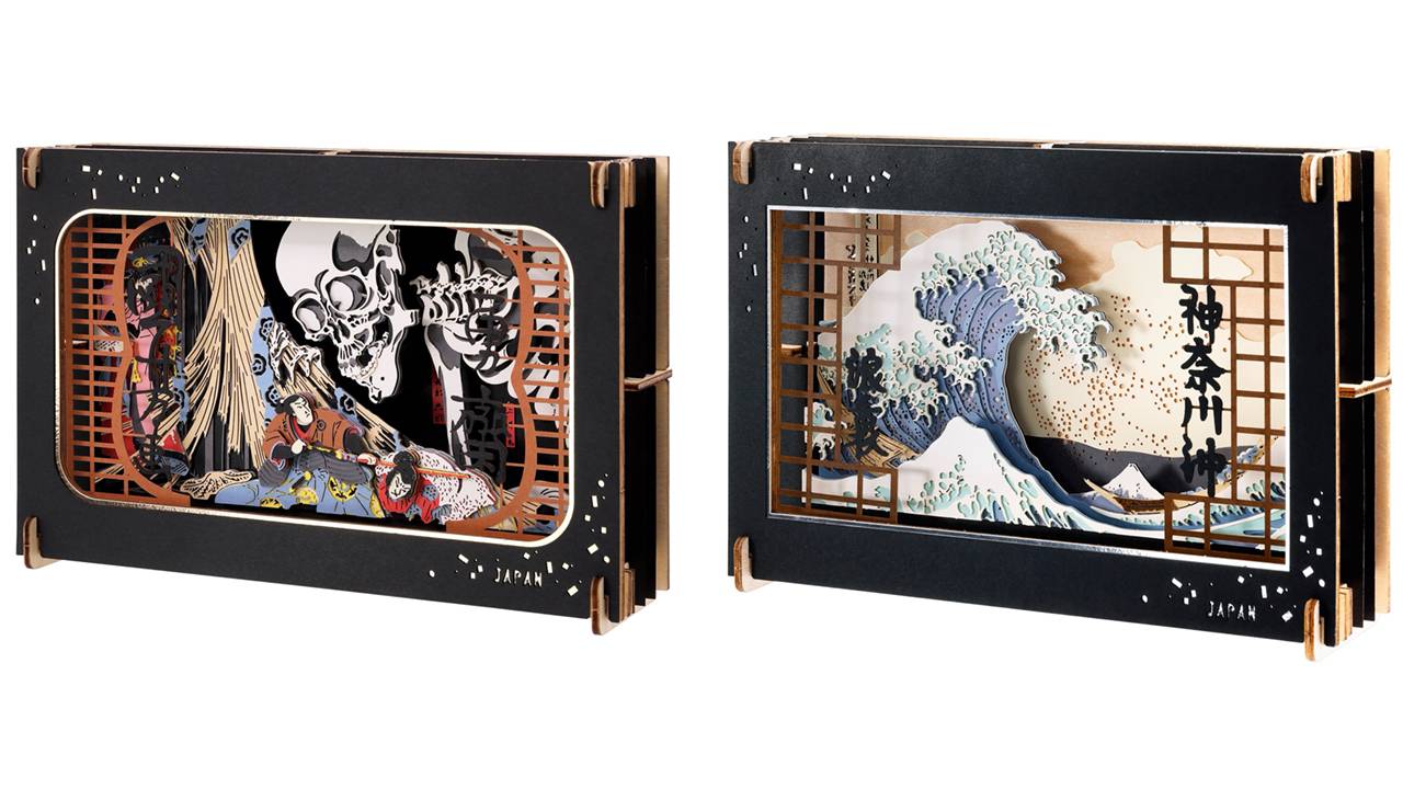 歌川国芳と葛飾北斎の浮世絵の名画が立体クラフト「PAPER THEATER」シリーズに新登場！
