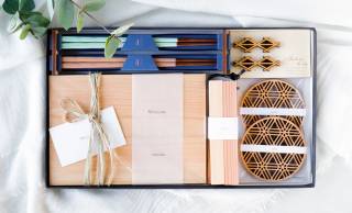 紀州材を詰め込んだ人の手仕事が光る「Premium Gift Set」が杢美から新発売。様々なギフトシーンに最適
