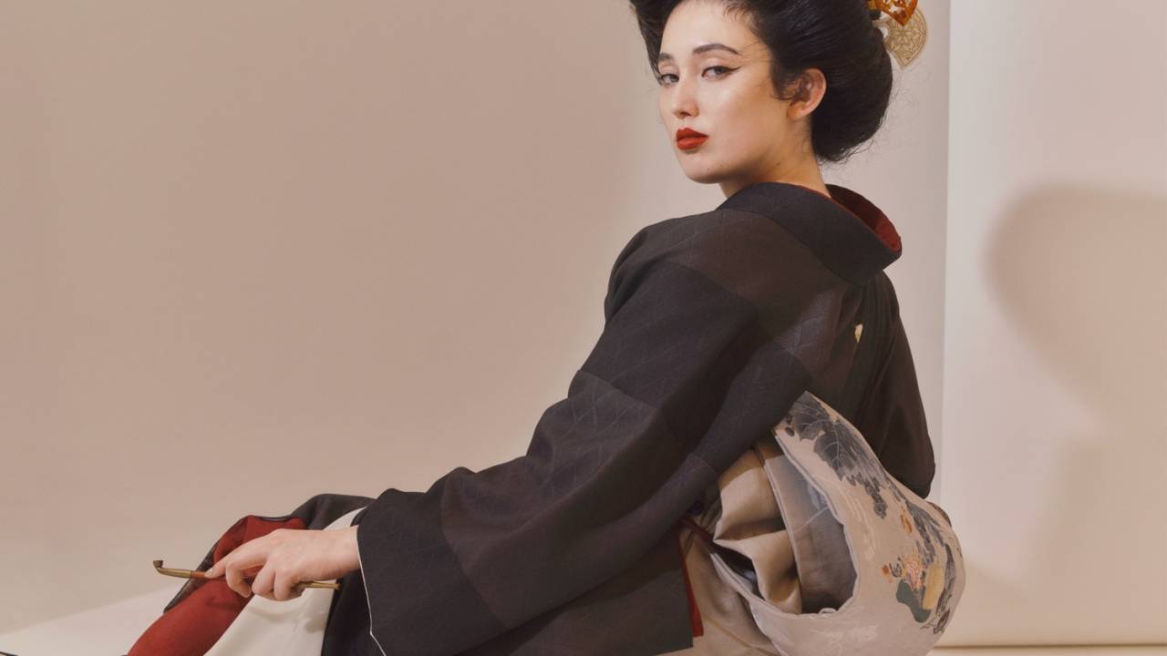 テーマは”江戸道中”＜きものやまと＞から『江戸日和』シリーズの秋冬コレクションが登場