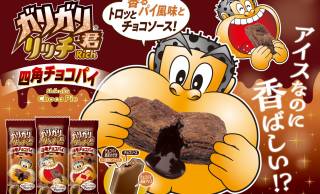 なんと「ガリガリ君」リッチシリーズにチョコパイ味！「ガリガリ君リッチ四角チョコパイ」新発売