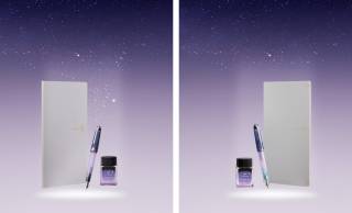 プラス×セーラー万年筆コラボ！“夢宵（ゆめよい）”がテーマの万年筆とノート、ボトルインクセットが発売