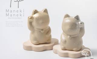 古来から愛される招き猫を現代に合わせリデザイン！招き猫「URUSHI 漆」がステキ