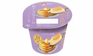 希少な埼玉県秩父産和メープルを使ったスイーツ「和メープルプリン パンケーキ風」新発売