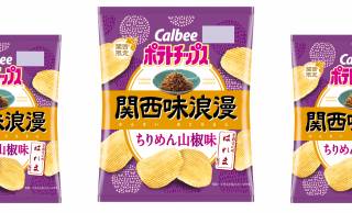 ポテチで京都名物「ちりめん山椒」の味わい再現『ポテトチップス関西味浪漫 ちりめん山椒味』新発売