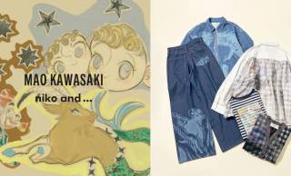 身に纏うアート。日本画家・川﨑麻央氏とのコラボアイテムが「niko and …」から新発売！