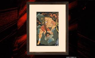 歌川国芳の武者絵モチーフ！『グラップラー刃牙』刃牙vs夜叉猿の死闘が浮世絵木版画になって登場