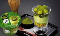 至高の抹茶6層！宇治抹茶におぼれる和スイーツ『やわもちアイス パフェ 重なり抹茶』登場