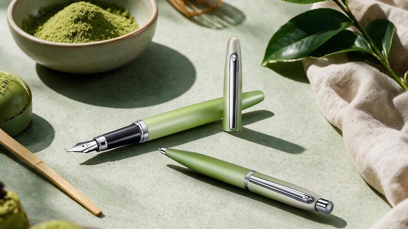 茶筅で点てた抹茶のように。「茶道」文化を筆記具に反映した「シェーファー MATCHA」が誕生