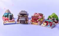 美しい日本を手のひらに。名所をリアル再現した木製3Dクラフト「ki-gu-mi 日本の情景」シリーズが新登場！
